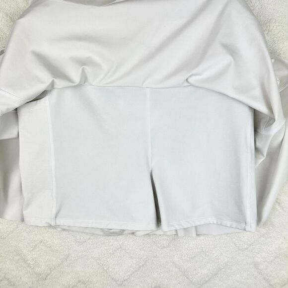 Athleta Ace Tennis Skort 13.5" Size 1X Bright White Golf Athletic Running - Picture 11 of 13